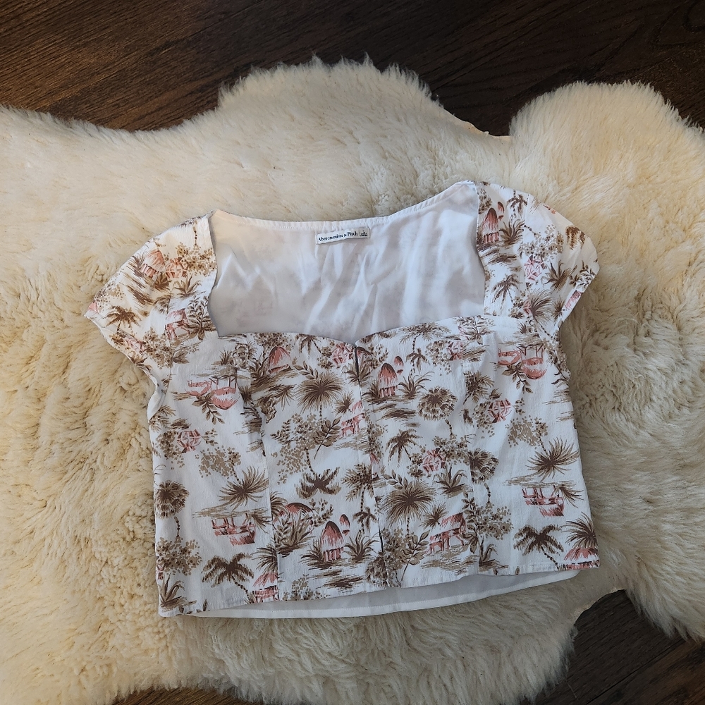 ABERCROMBIE crop top vacation